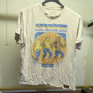 RHODE Cream Graphic Tee Your Changing Body